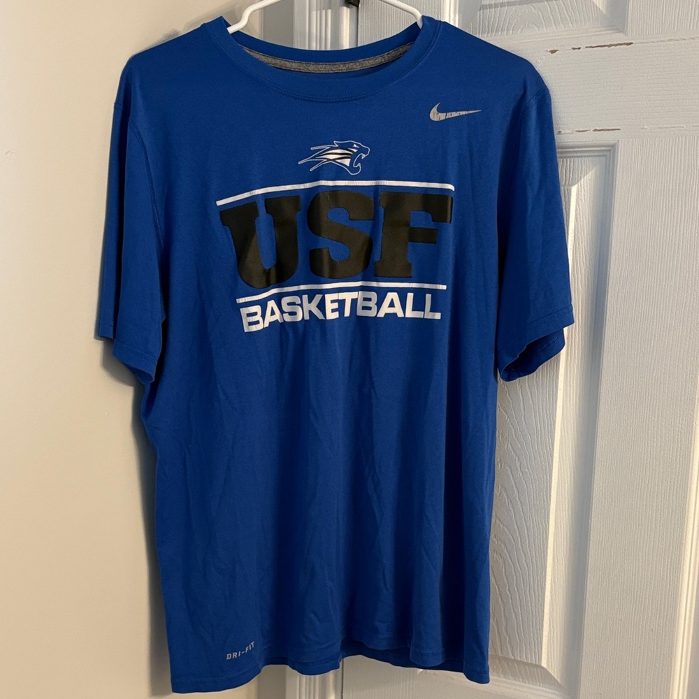 Nike Blue USF Basketball Tee